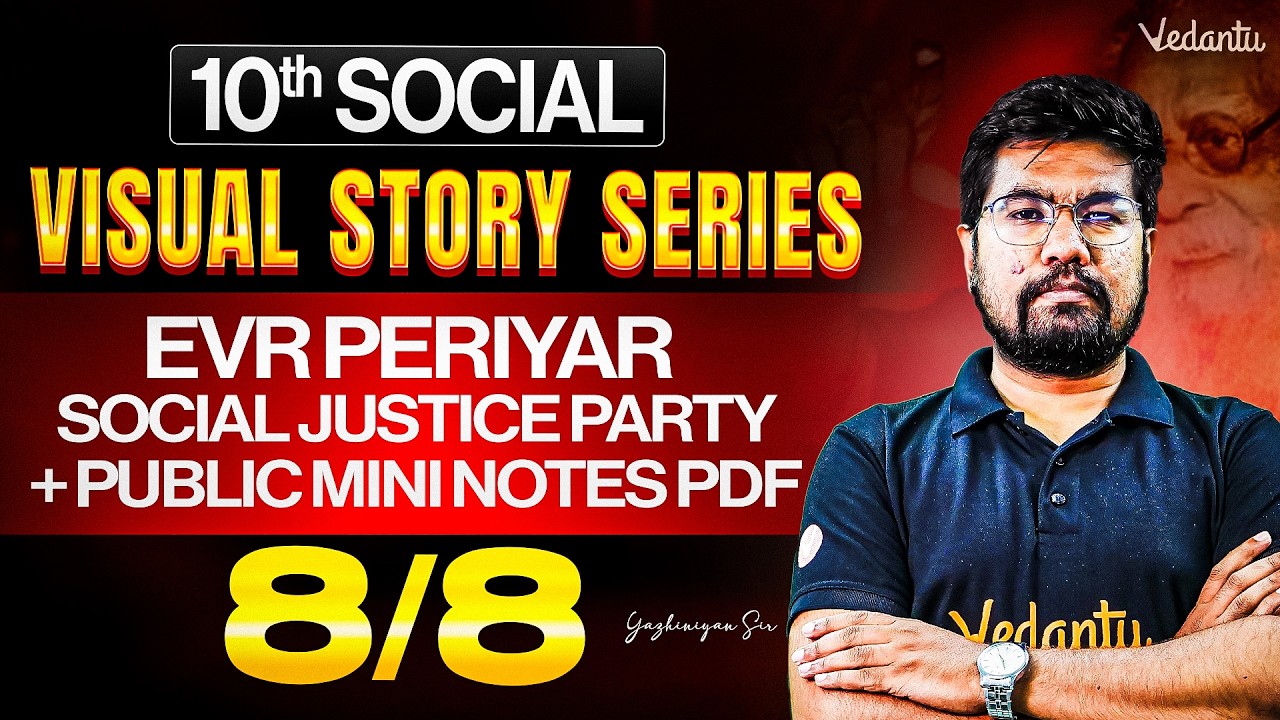 10th Social E V R Periyar Social Transformation of Tamil Nadu 8/8 Important Points ft Yazhiniyan Sir