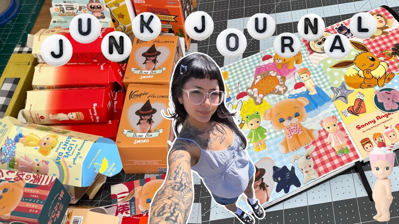 ⋆౨ৎ˚Junk Journaling; серия «Слепые коробки» + распаковка Сонни Энджела ⋆౨ৎ˚⟡.•