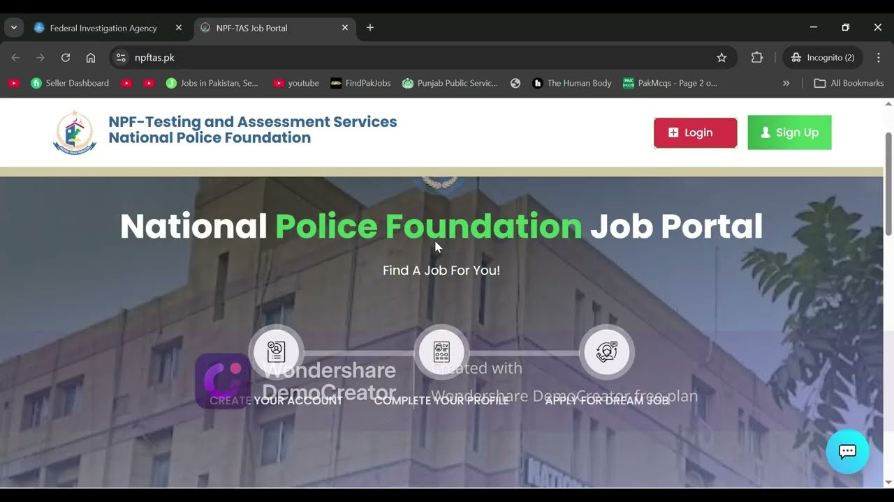 how to resolve fia portal error with  incognito tab