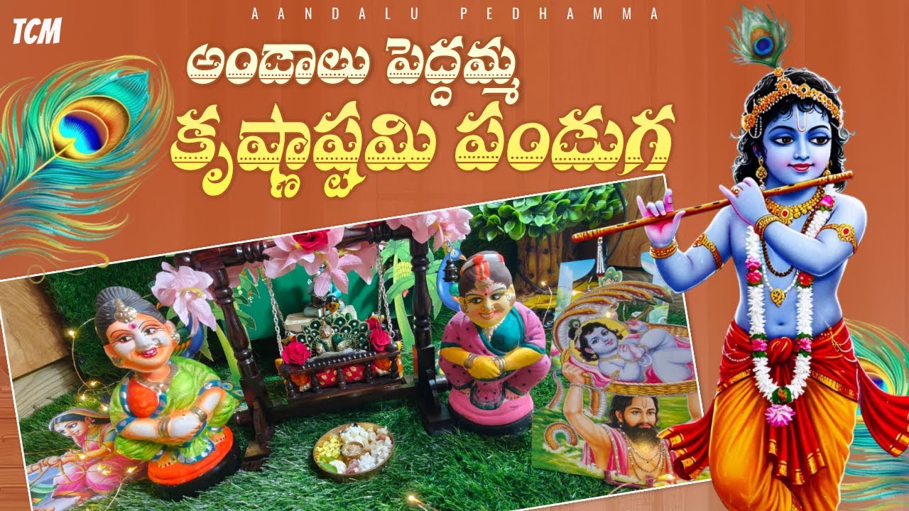 Krishnashtami Celebrations | Aandalu Pedhamma | Telugu Vlogs Miniature