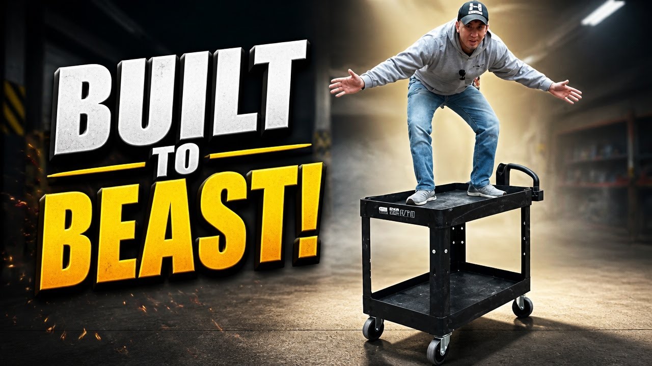 Extra Heavy Duty Cart!!! - Service Cart Review | link in  Description 👇