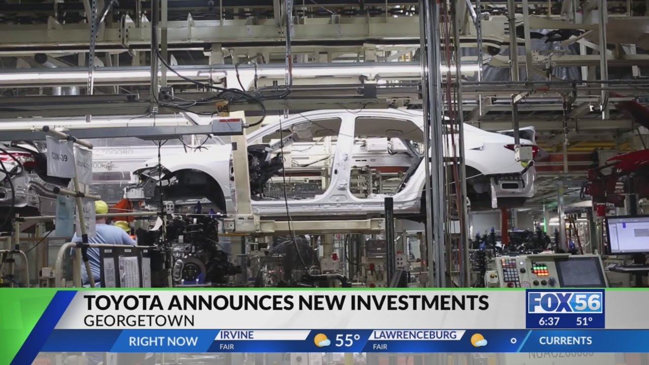 Toyota celebrates 40 years, announces $1B investment for Kentucky, Indiana