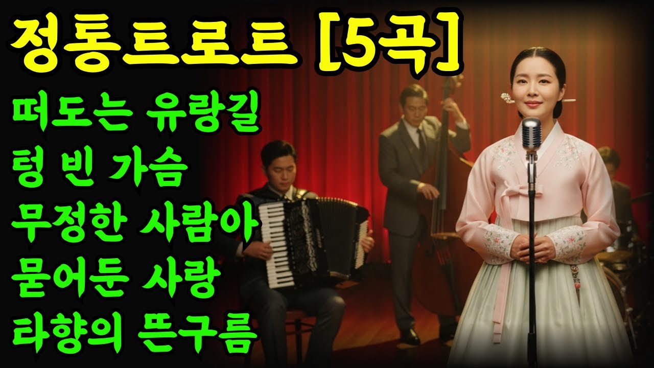 옛날 노래 듣다 보면 시간 가는 줄 모르는 트로트