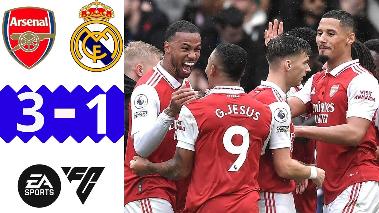 ARSENAL VS REAL MADRID en fc24 