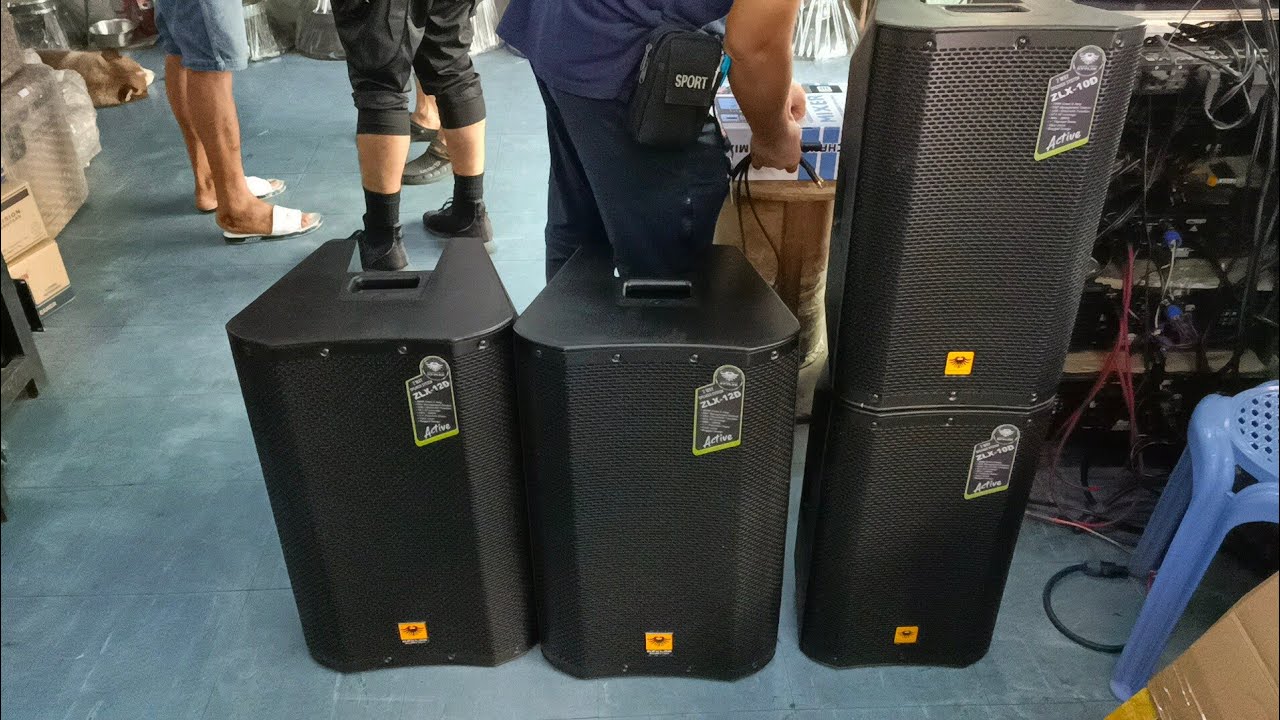 Kevler ZLX10D, ZLX12D Powered speaker test..