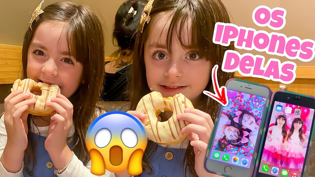 AS GÊMEAS GANHARAM UM IPHONE | Jéssica e as Gêmeas