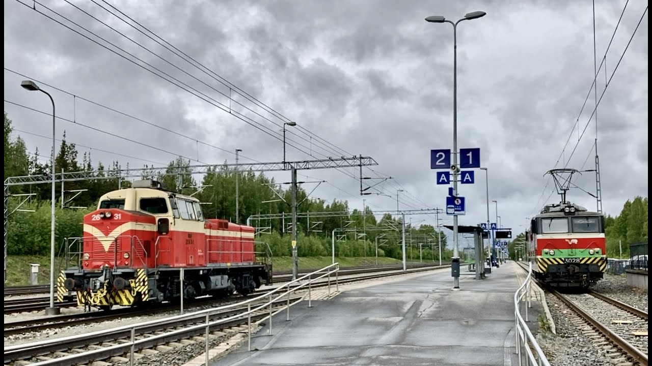 JUNAREISSU   TRAIN TRIP   KOKKOLA-J&Auml;MS&Auml;-KOKKOLA   31.05-02.06.2023