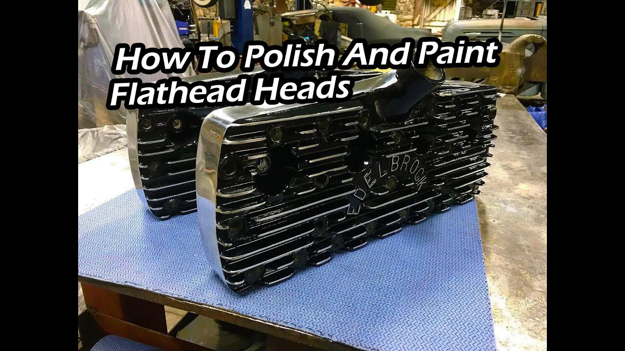 How To Polish and Paint Vintage Aluminum Flathead Heads