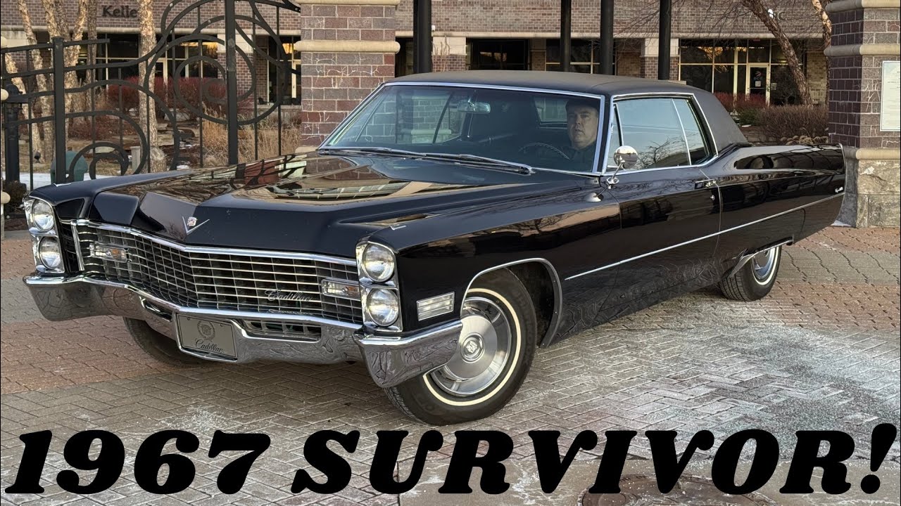 Cadillac Coupe Deville 1967 года, пробег 42 000 миль, полностью оригинальный! Цвет: черный! Прода...