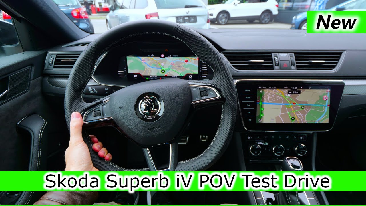 2020 Skoda Superb iV POV Test Drive