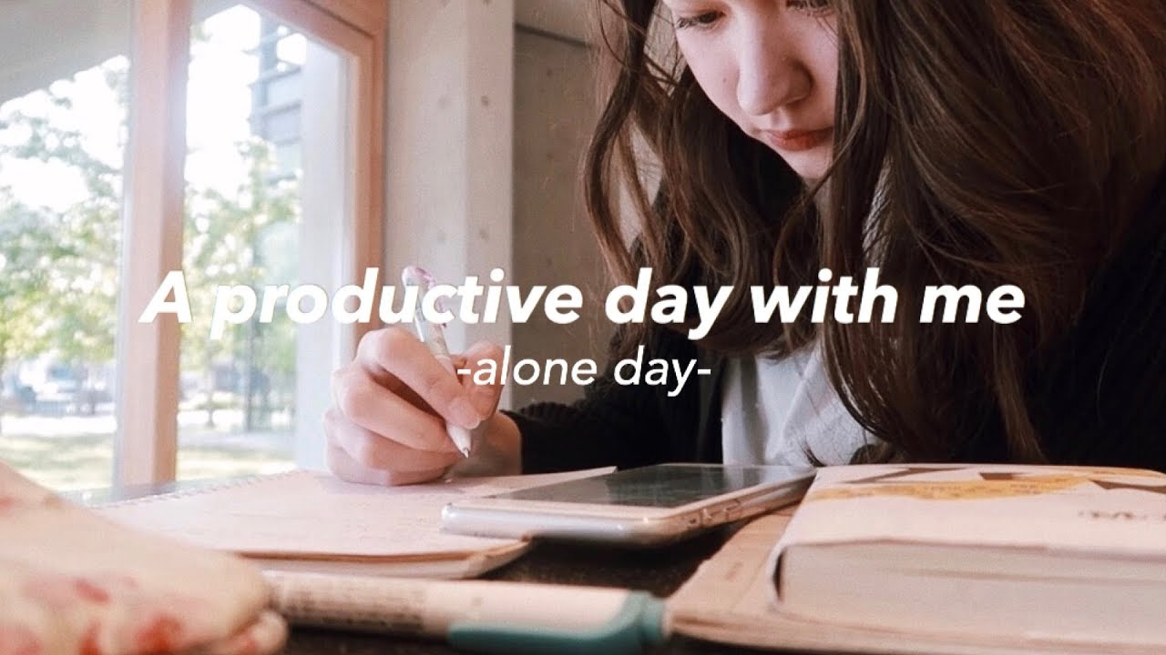 PRODUCTIVE DAY with me🍎(Eng sub) (暇な日の１日！)