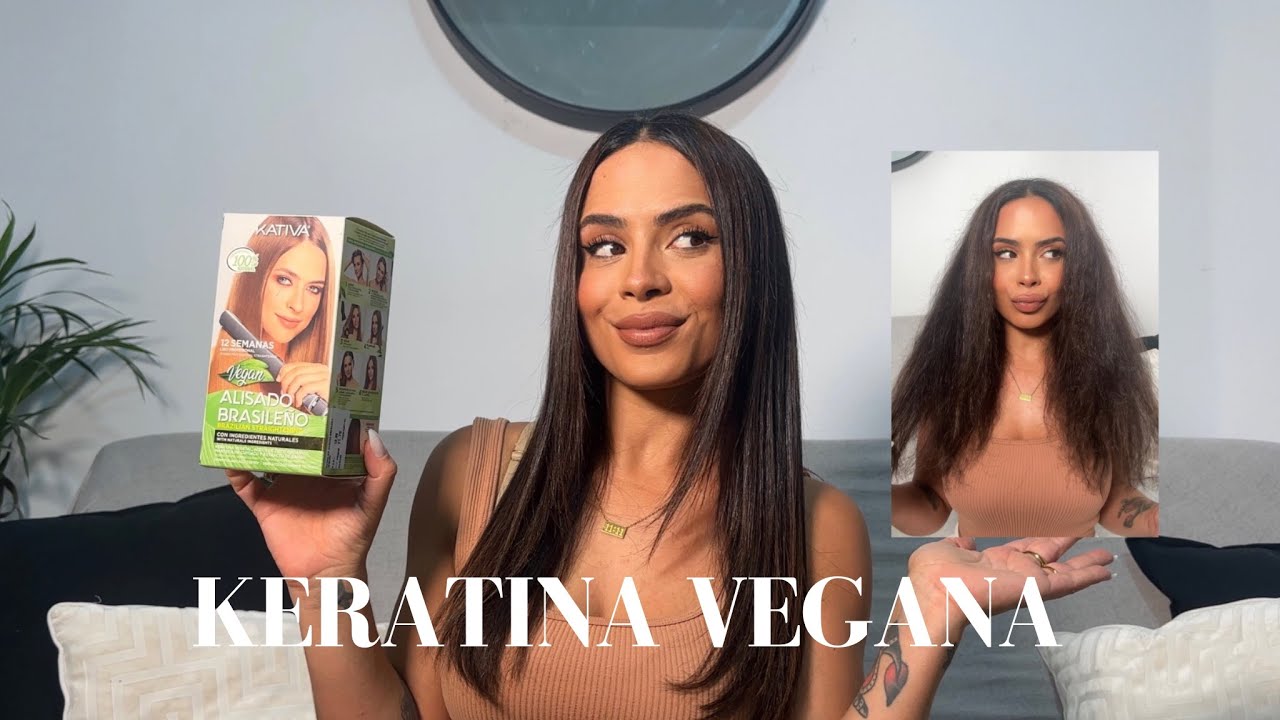 ALISADO BRASILEÑO DE KERATINA VEGANA- KERATINA EN CASA- KATIVA ✨ Paso a Paso #keratina #kativa
