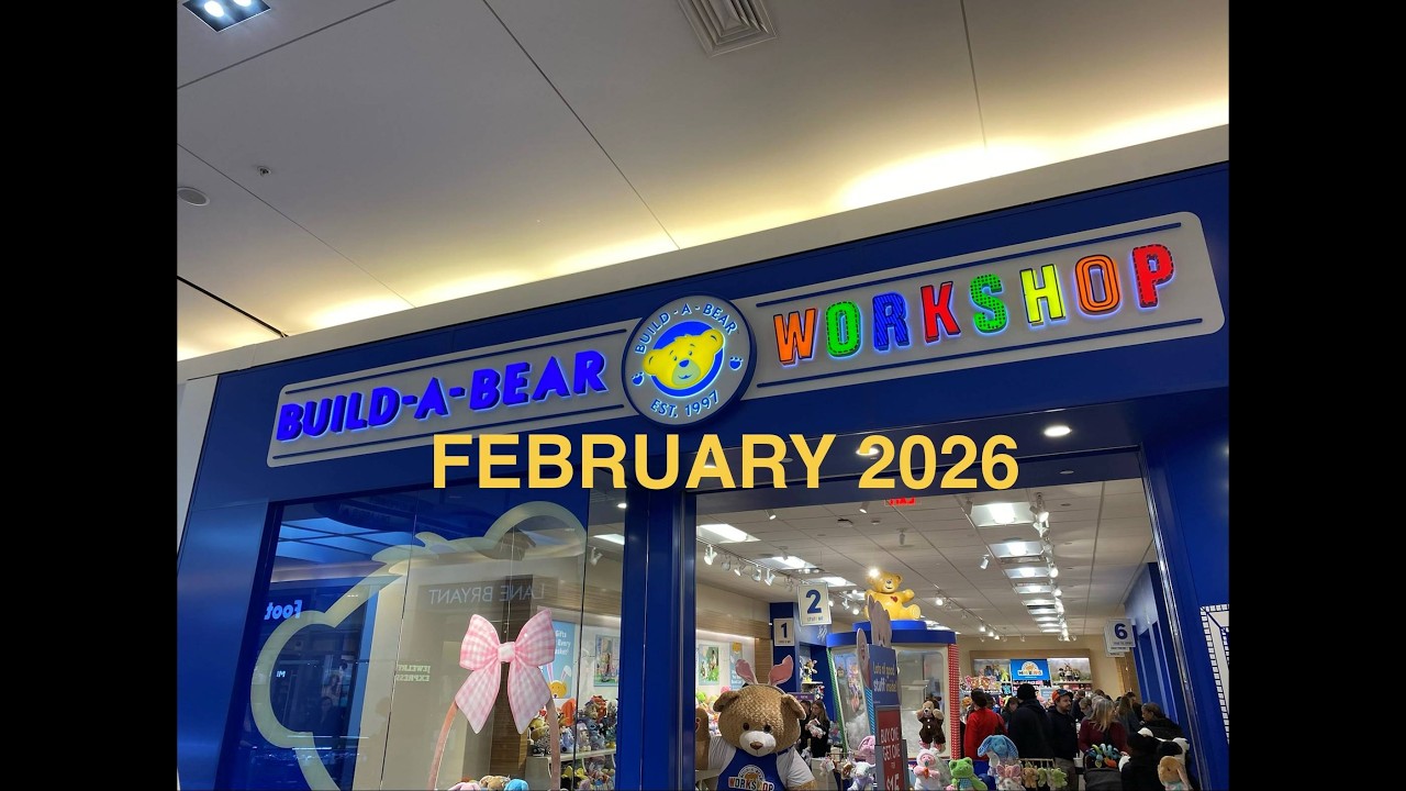 BUILD-A-BEAR WORKSHOP🧸FEBRAUARY 2026💗SHOP WITH ME🌷🌼