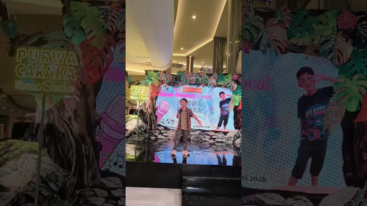 Kenzo 7 tahun menyanyi 