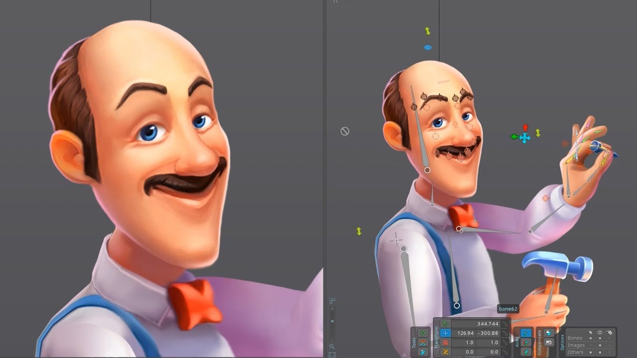 Spine 2D Character Animation