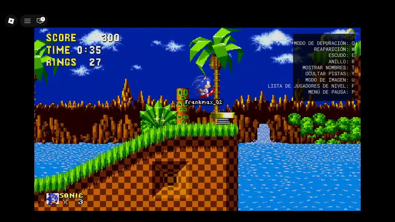 Probé Green Hill (Act 1) en Roblox y pasó esto…