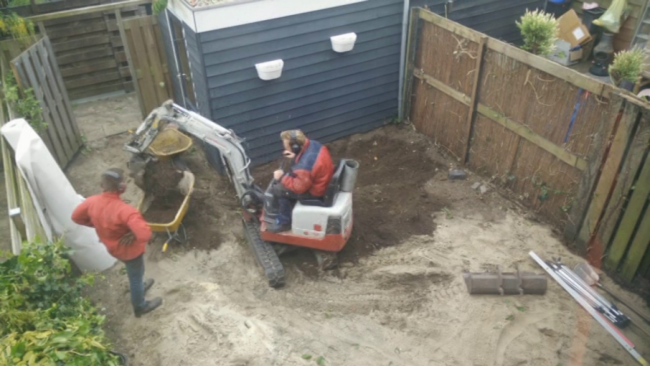Tuin verbouwen Timelapse
