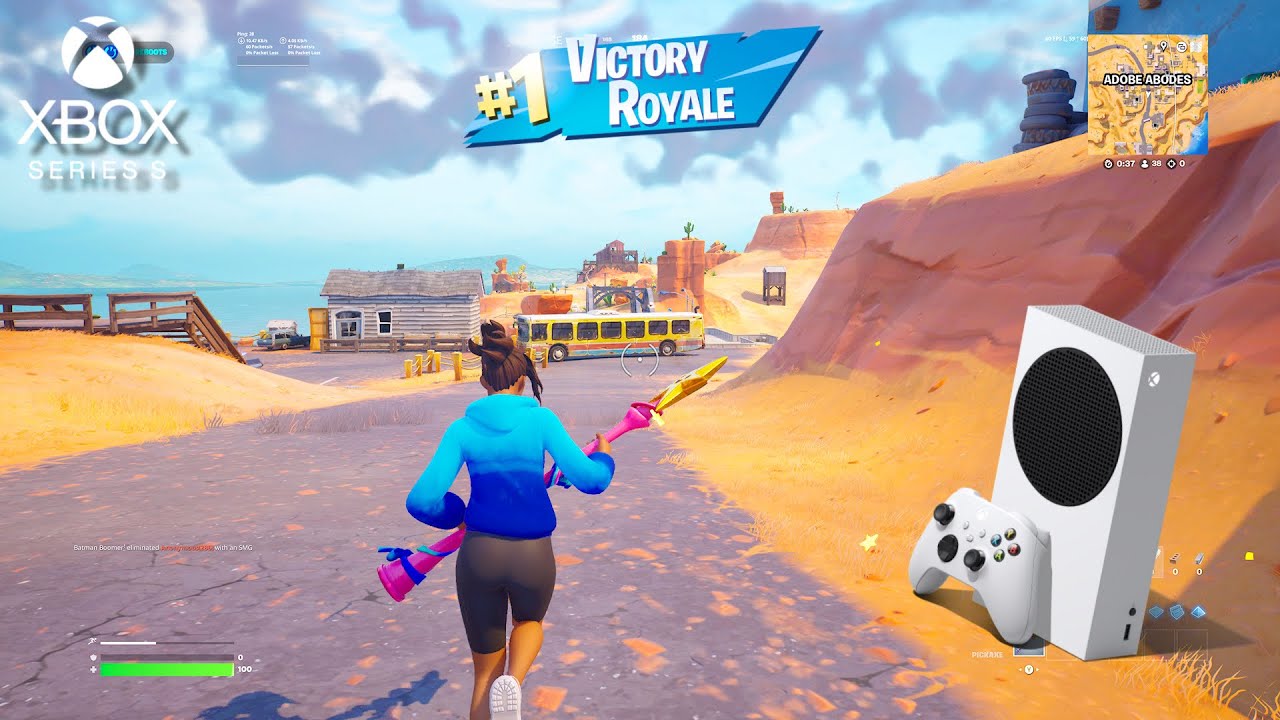 Xbox Series S Fortnite Reload Controller Gameplay (4K 120FPS)