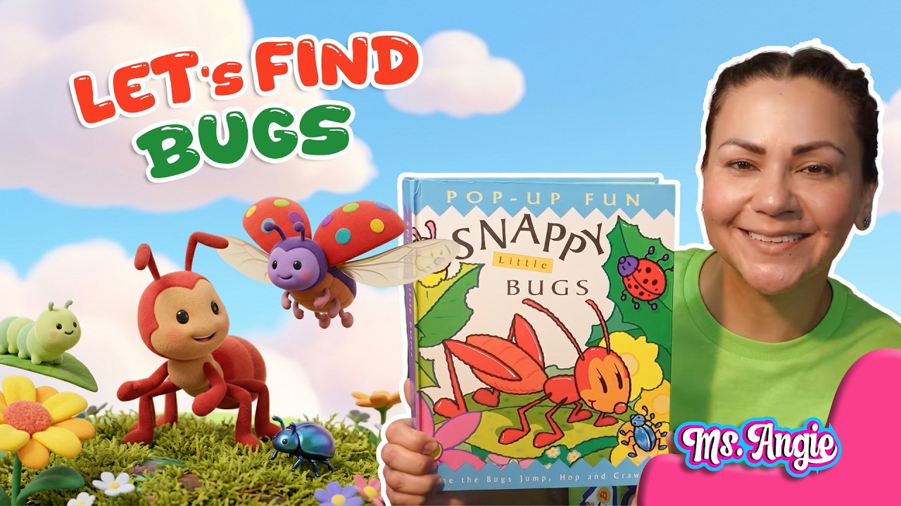 Let's Catch Bugs! 🐜 Snappy Little Bugs Read Aloud with Ms. Angie