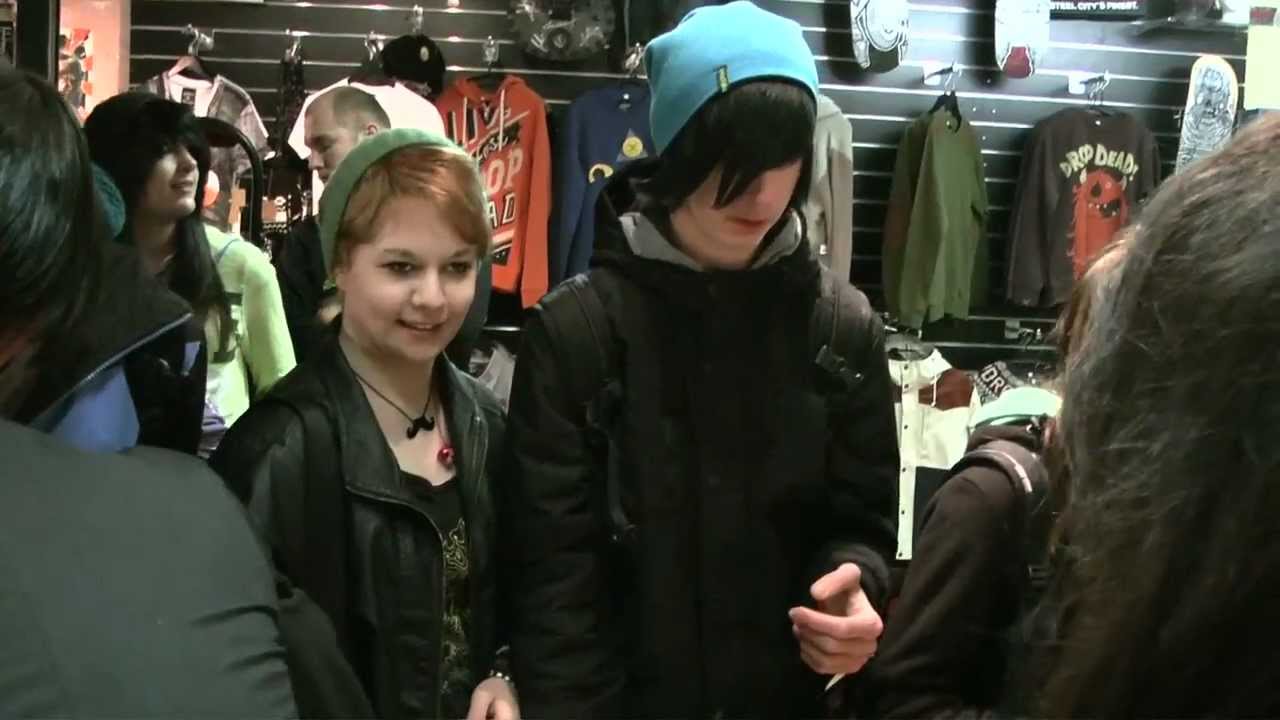 Meet & Greet with CALIBAN & WE BUTTER THE BREAD WITH BUTTER at RATTLESNAKE Vienna 16.02.2012