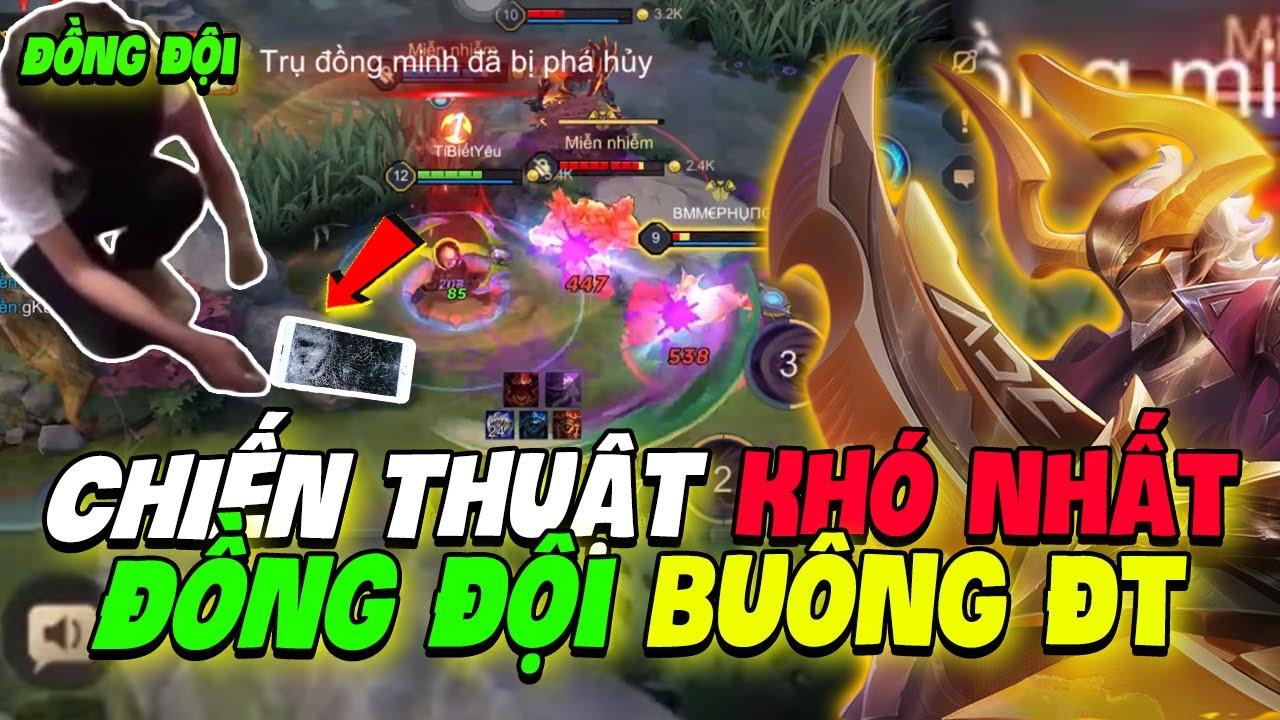 MSuong Phá Chiến Thuật Khó Nhất LQMB - Bay 3 Đường  Đồng Đội Bỏ Điện Thoại Chỉ Chờ Đầu Hàng GameMới