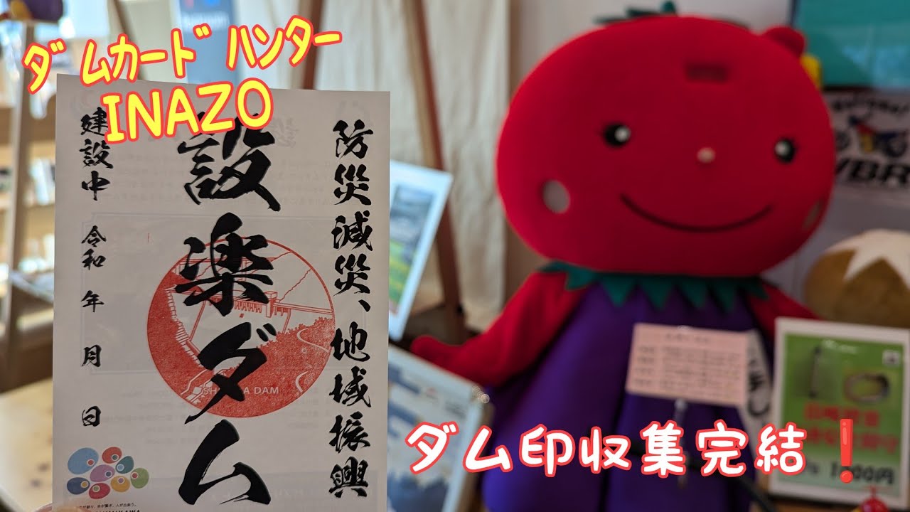 ﾀﾞﾑｶｰﾄﾞﾊﾝﾀｰINAZO　ﾀﾞﾑ印収集完結❗