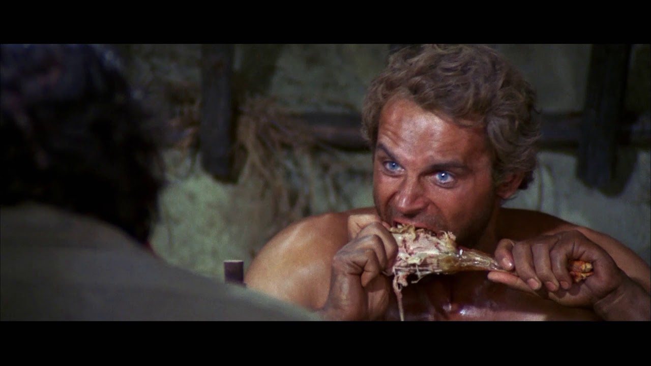 Continuavano a chiamarlo Trinit&agrave; Full HD - Scena pranzo INTEGRALE ITA