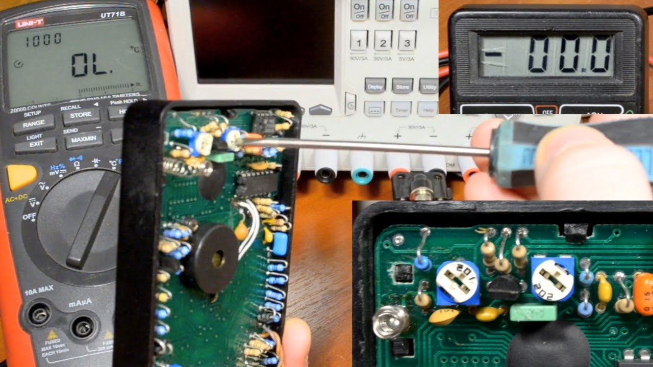 Калибровка мультиметра Mastech M-838