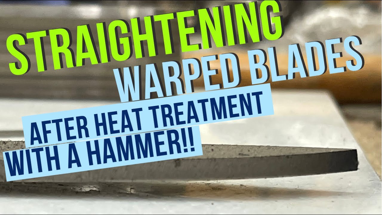 Post Heat Treatment Blade Straitening