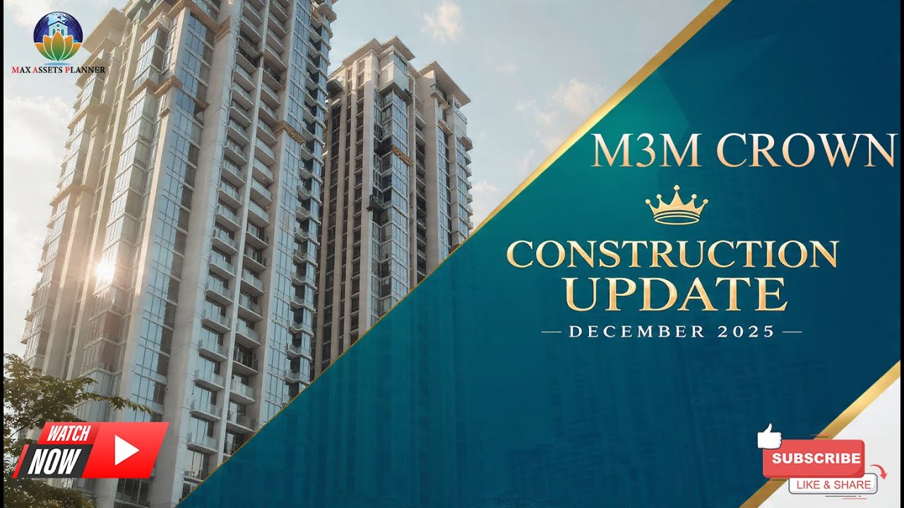 M3M Crown Sector 111 Gurgaon | Latest Construction Update December 2025 | Luxury Apartments #home