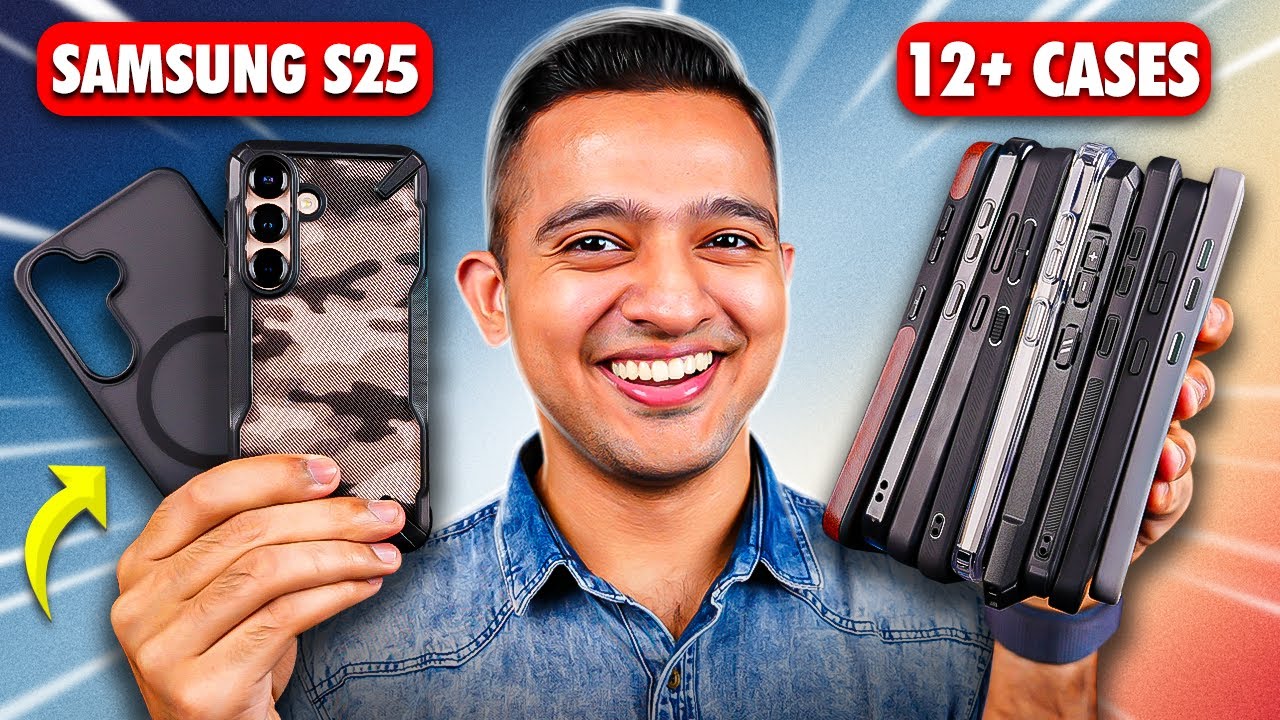 Samsung Galaxy S25 Best Cases & Covers⚡️12+ Cases Tested From ₹300 to ₹3500 ! 🔥