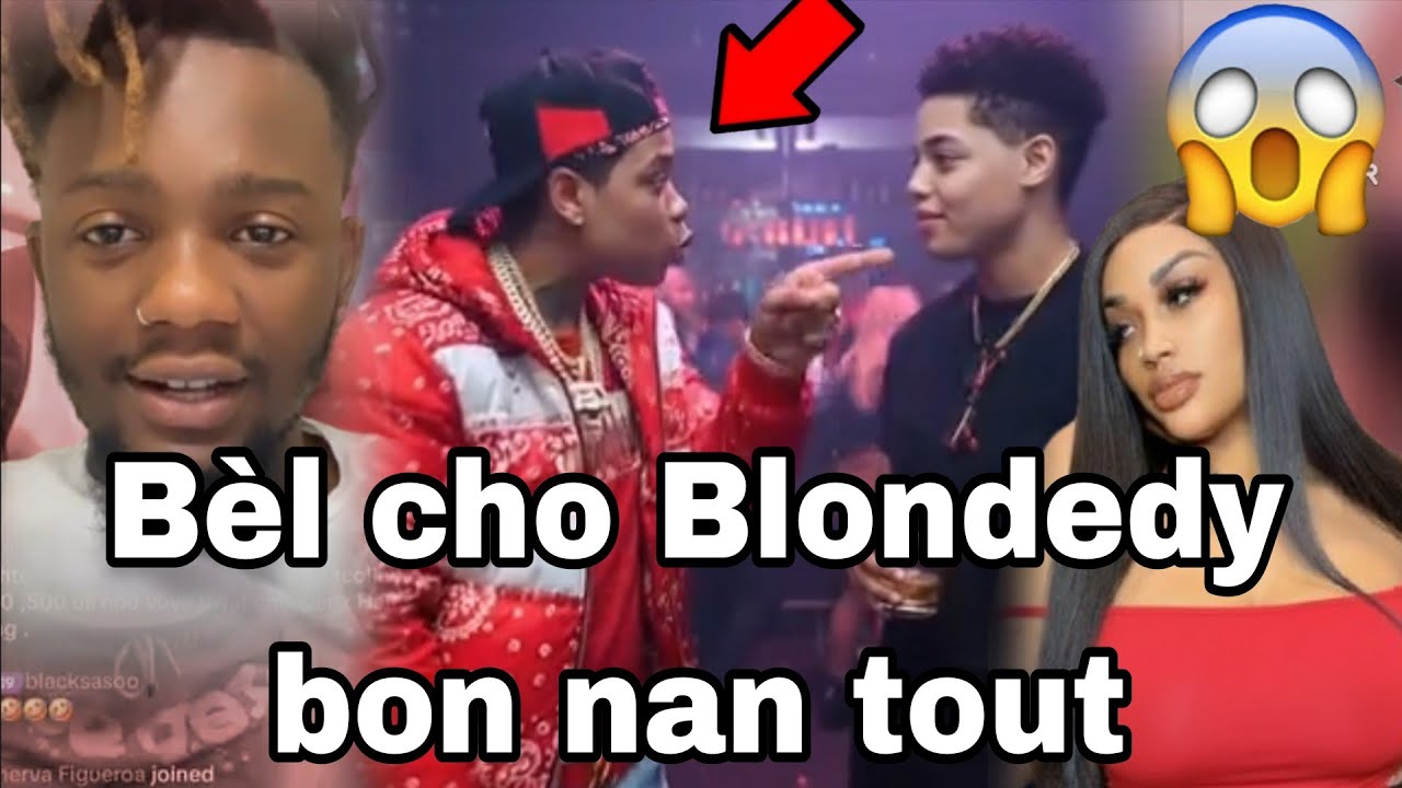 Blondedy live ak TDOC gro diskisyon sete bóz kitap fèt Adele pat fanm Blondedy vre 