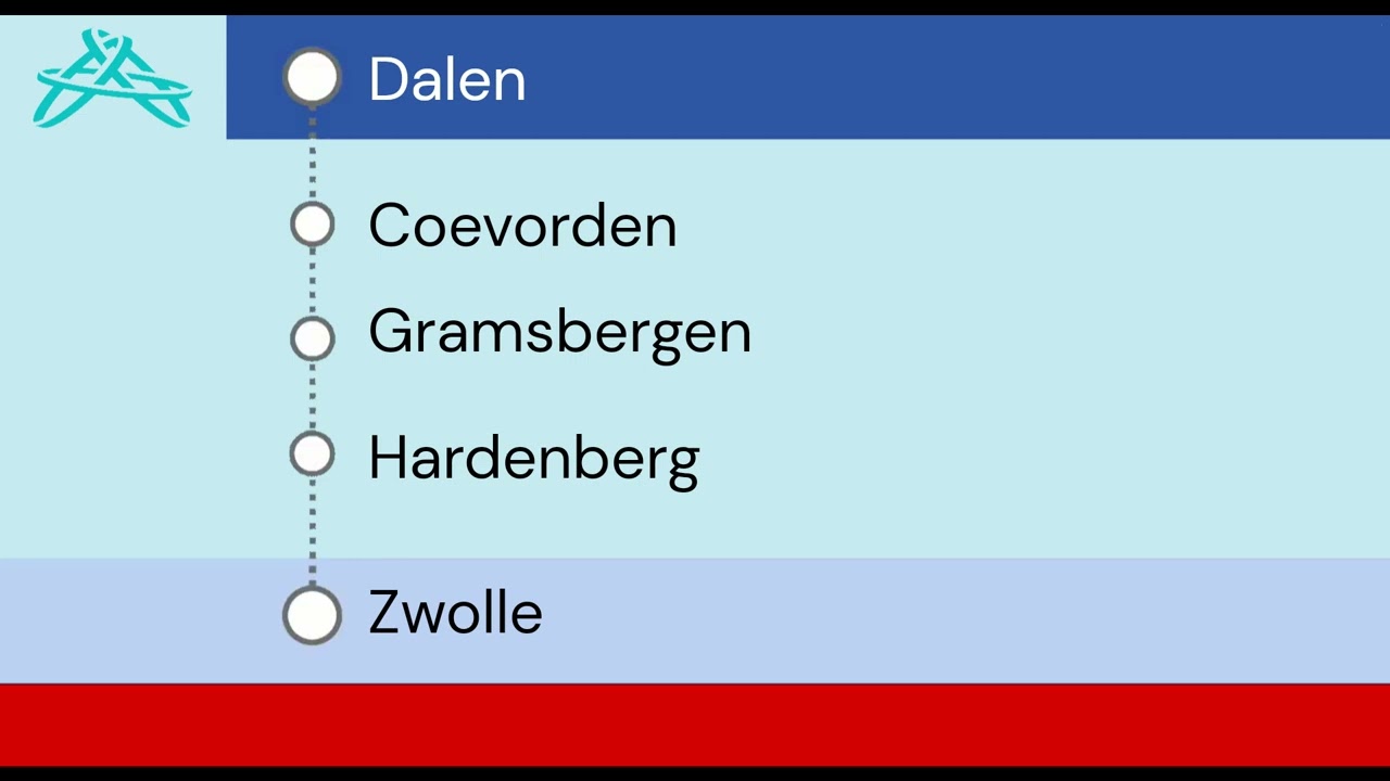 Arriva Vechtdallijnen Omroepen Emmen - Zwolle (2018)