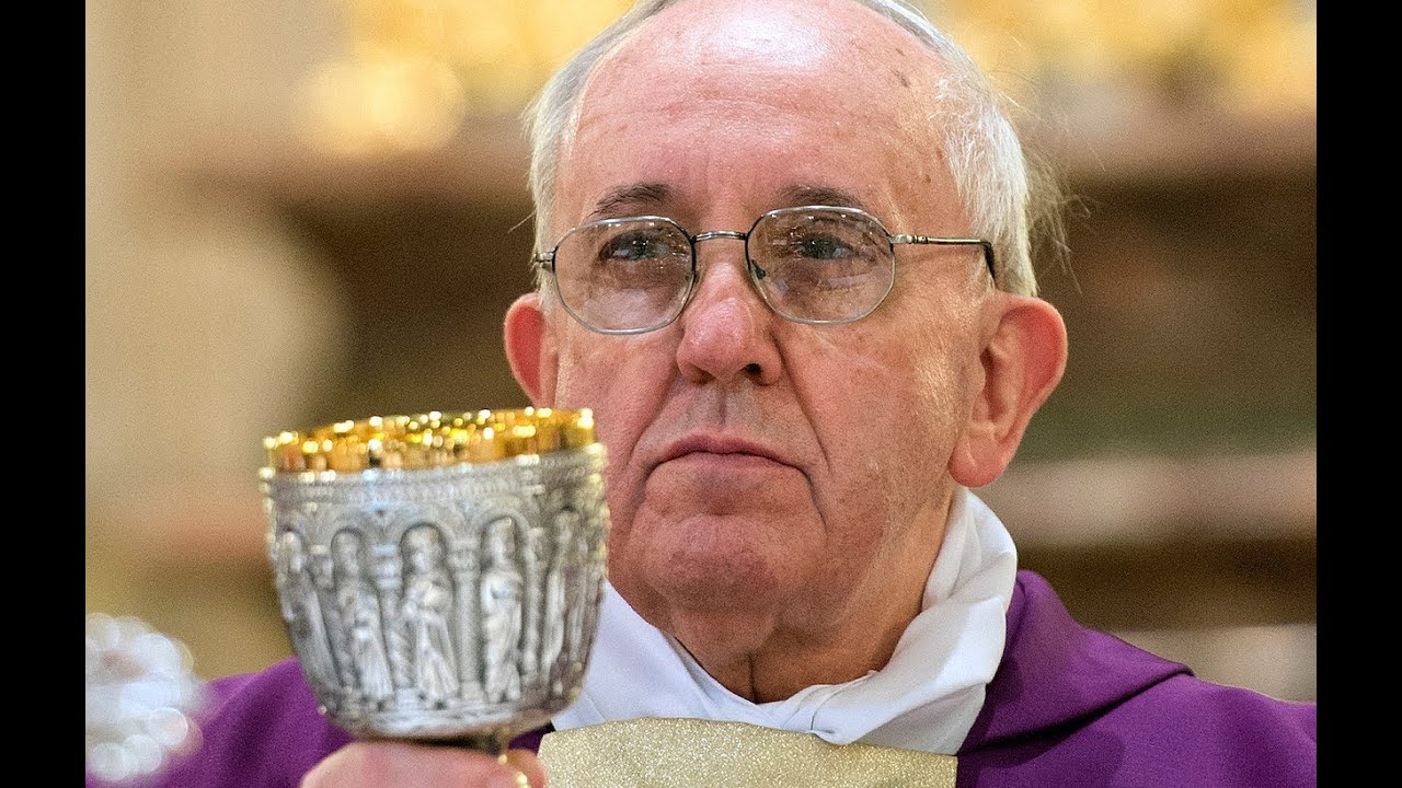 Pope Francis celebrates mass at St. Anne Parish