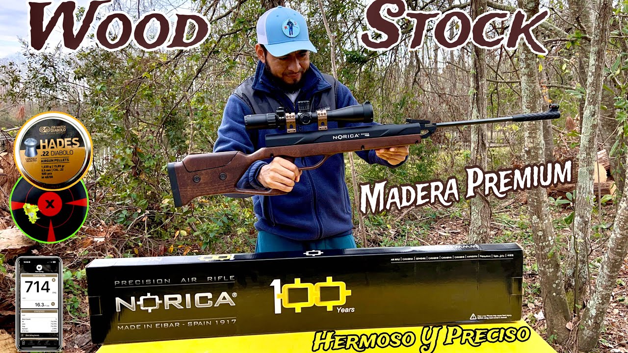 Norica Omnia ZRS Wood Stock .22 Muy Bonito (Unboxing & Review 