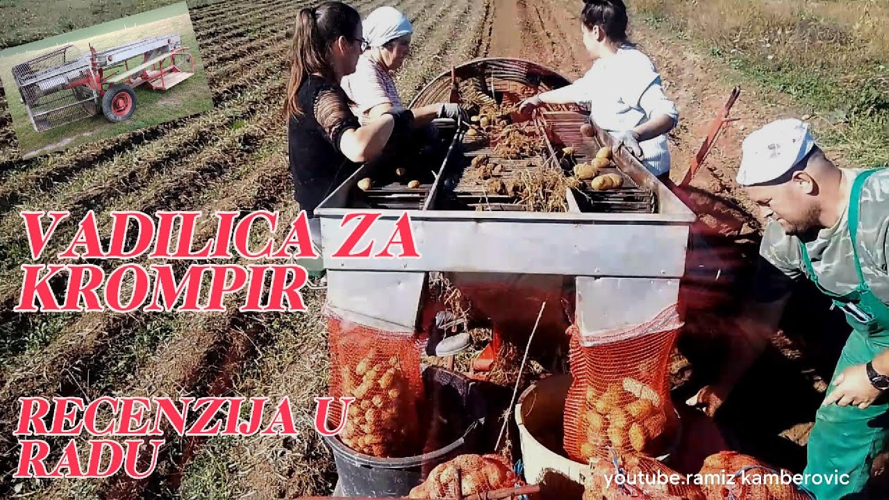VADILICA ZA KROMPIR, I RECENZIJA U RADU POSLE KIŠE ODLIČNO VRIJEME ZA VAĐENJE KROMPIRA U 2024 GODINI