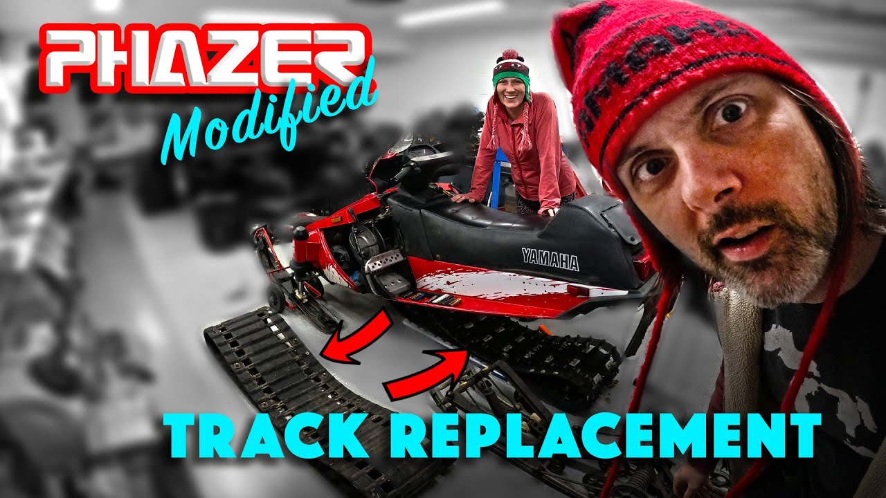 Track Replacement on 1984-1998 Yamaha Phazer & Setting Chaincase Tension