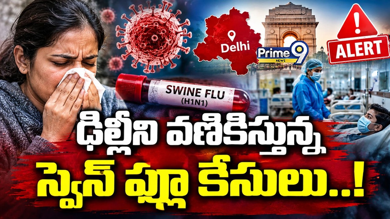 LIVE | H1N1 : ఢిల్లీని వణికిస్తున్న స్వైన్ ఫ్లూ కేసులు..! | Swine Flu Cases Trigger Concern in Delhi