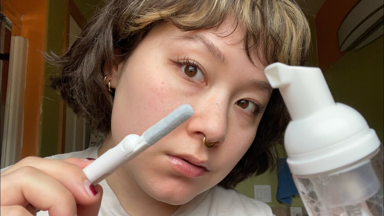 asmr ear cleaning (lofi, gum chewing, personal attention)