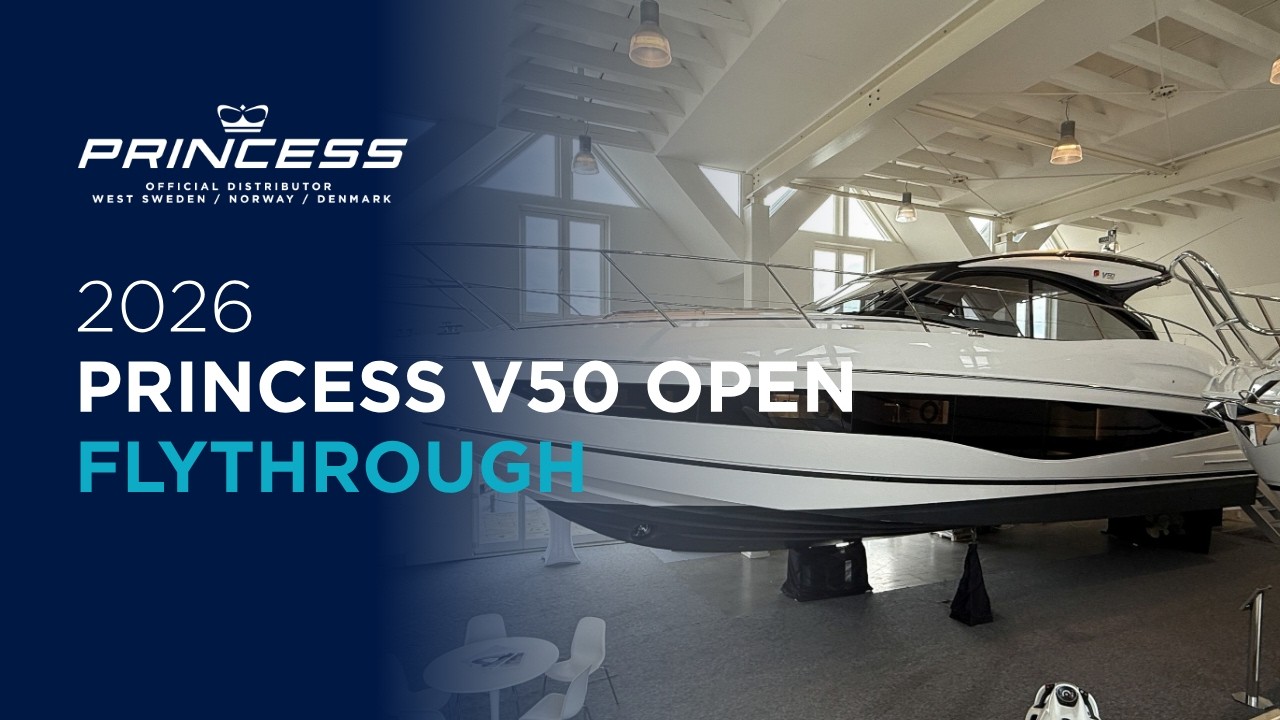 2026 Princess V50 Open flythrough (V50340) * for sale