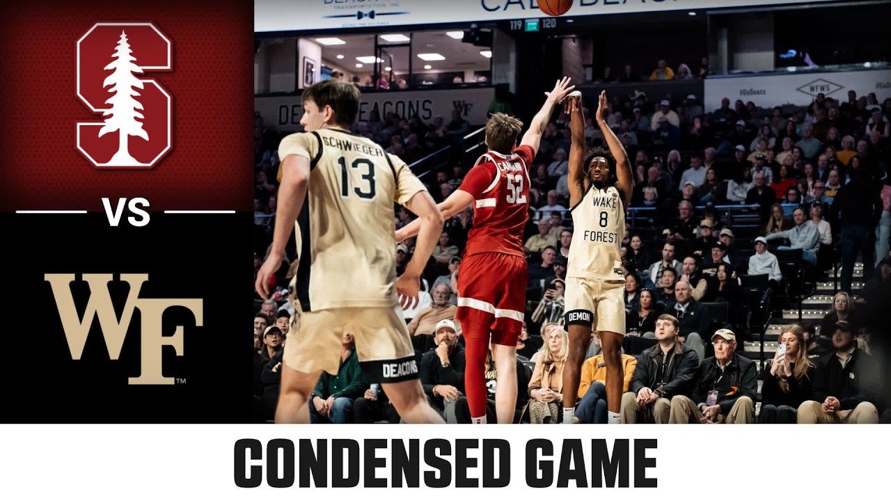 Stanford vs. Wake Forest Condensed Game | 2025-26 ACC Men's Basketball