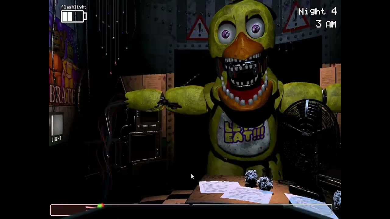 When you're cooked in FNAF 2 part 2