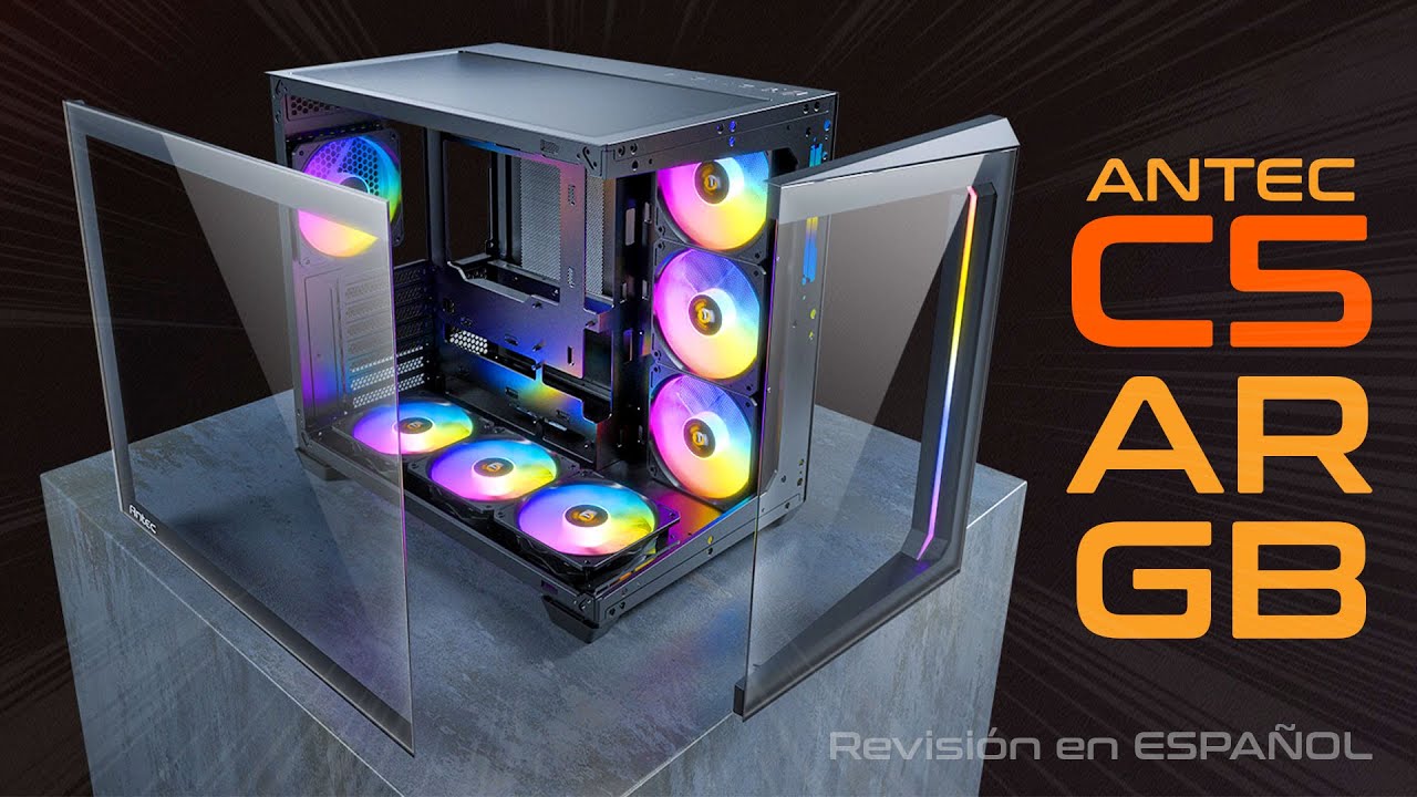 7 Ventiladores INCLUIDOS, Compatible con Project Zero y Back to the Future, Nuevo C5 ARGB de Antec
