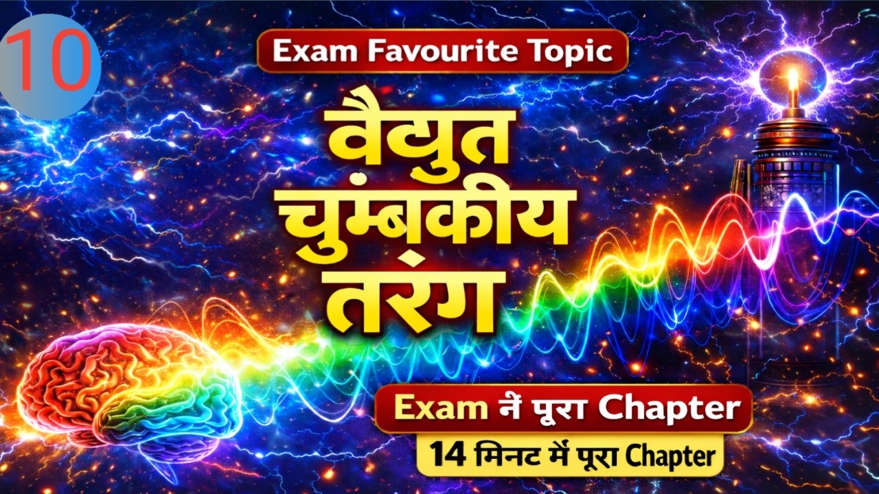 वैद्युत चुंबकीय तरंग ⚡/  #ElectromagneticWaves #physics #wavechapter