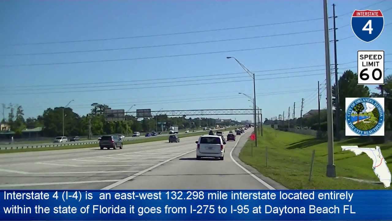 Driving Interstate 4 to Orlando