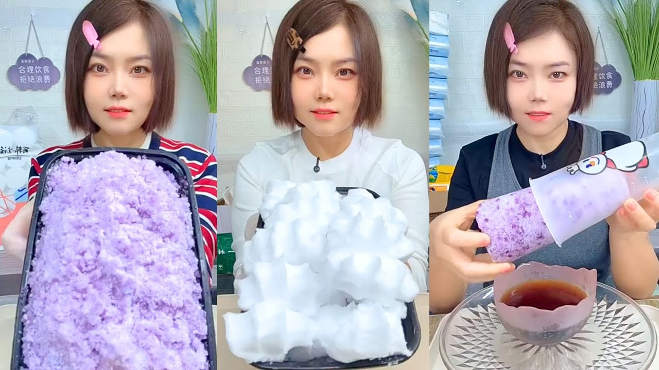 Homemade Traditional Chinese Ice Eating Show #26