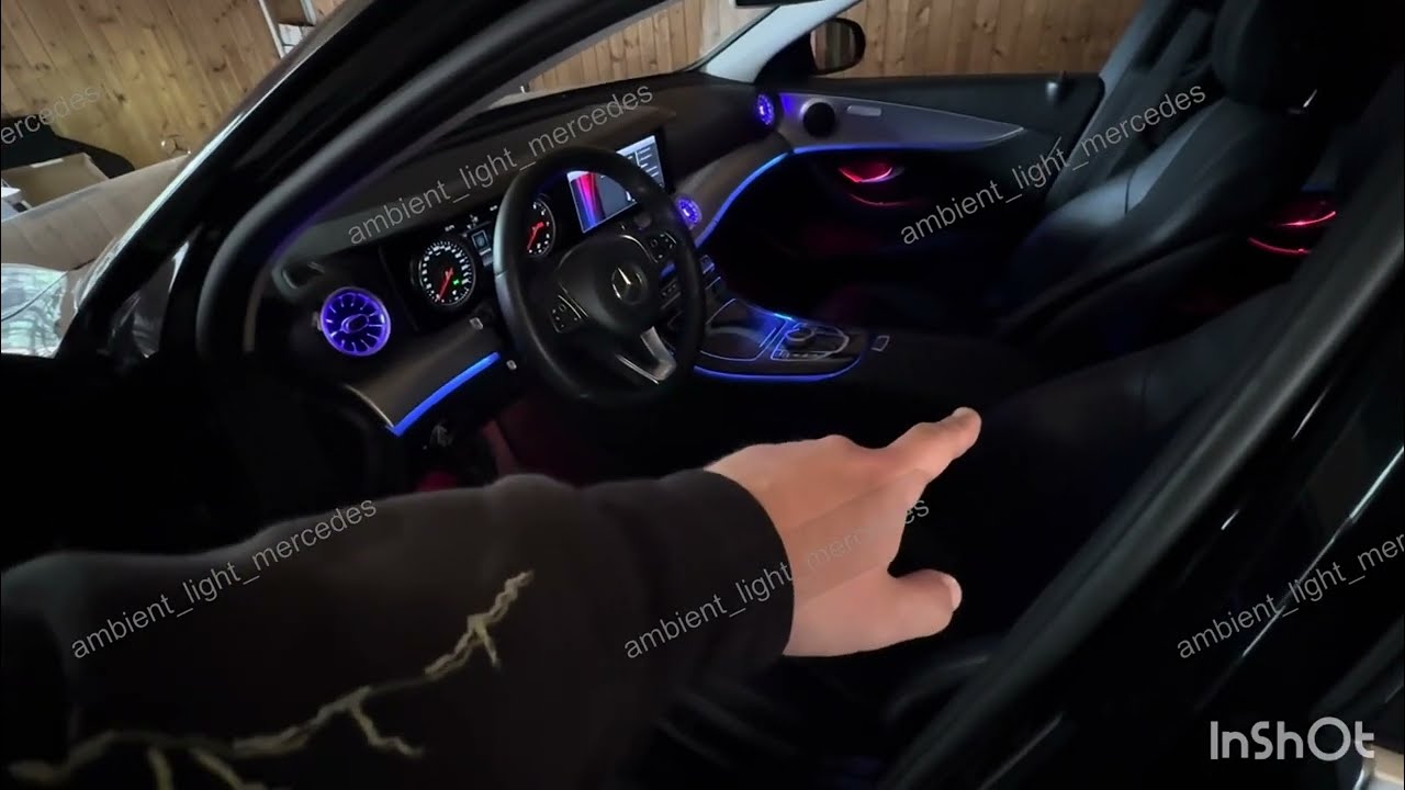 Установка подсветки Ambient Light на Mercedes W213