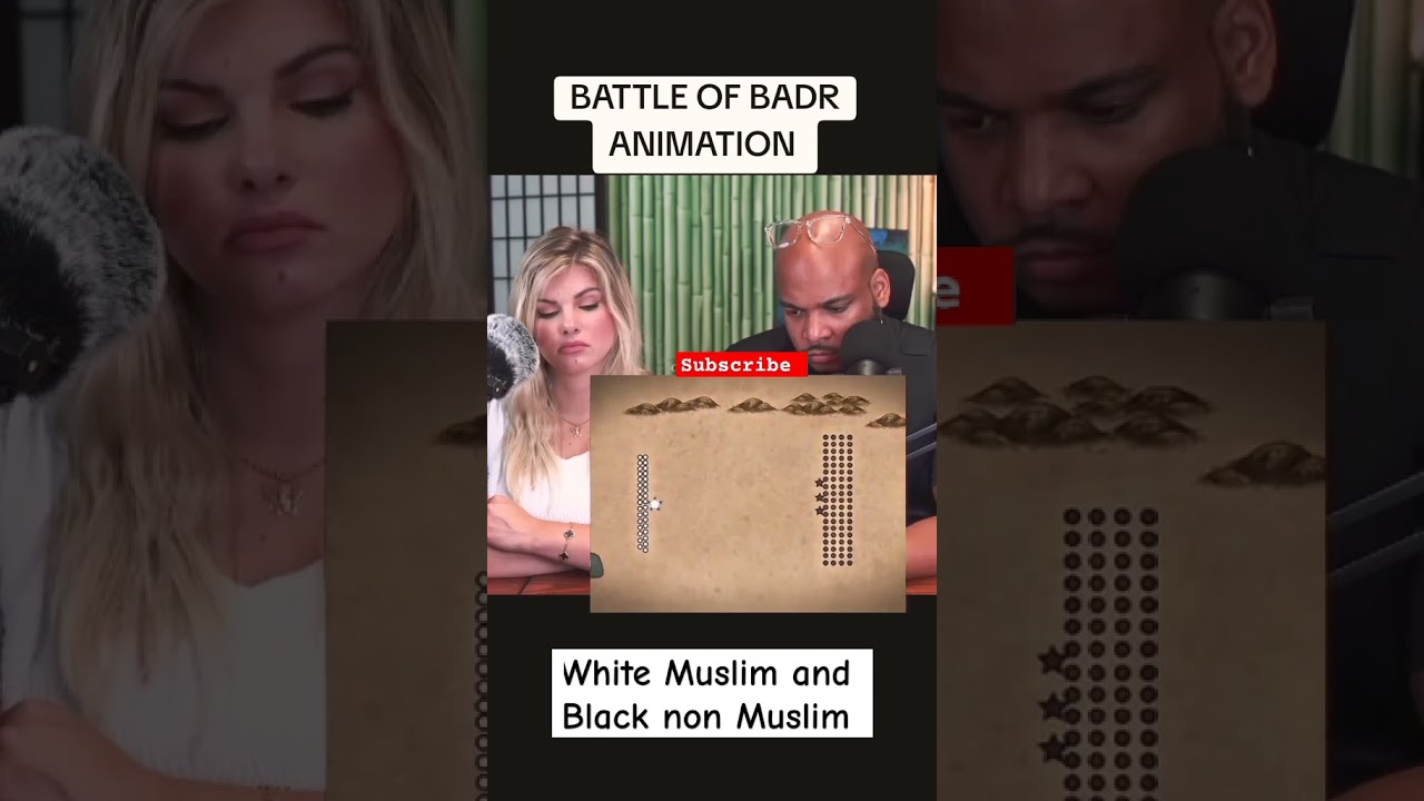 Most beautiful recitation with Battle of BadR Animation #quranrecitation #القران #battleofbadr