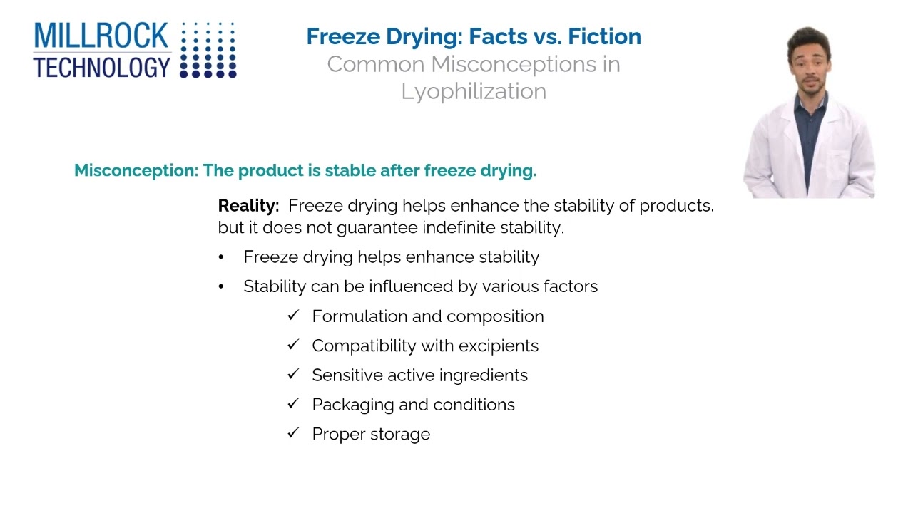 Freeze Drying: Facts vs. FictionCommon Misconceptions in Lyophilization