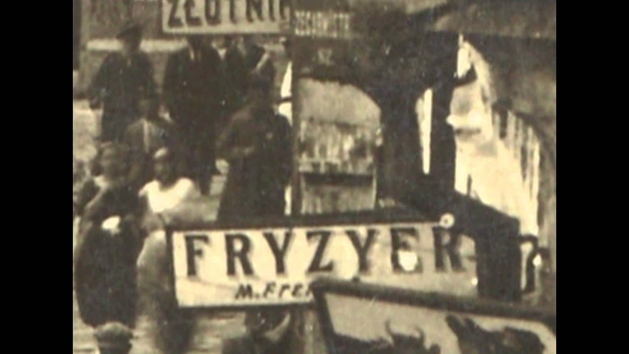 Dubno Дубно. Kości&oacute;ł i sklepiki żydowskie 1927